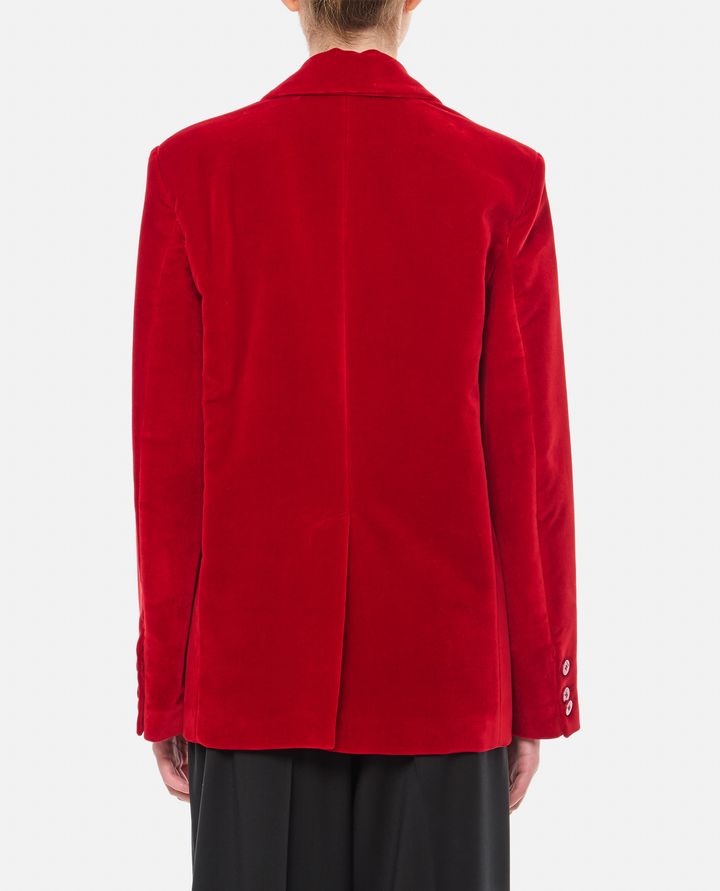 JW Anderson - SINGLE BREASTED COTTON VELVET JACKE_3