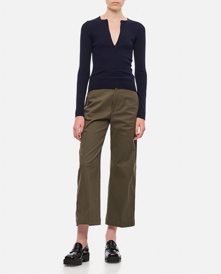 Polo Ralph Lauren - WIDE LEG CROPPED CHINO PANTS_2