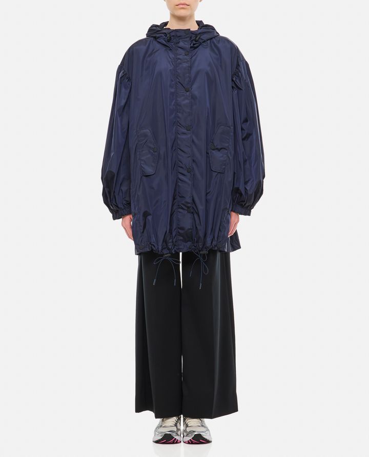 Simone Rocha - PUFF SLEEVE TRAPEZE PARKA W/ BUTTON PLACKET_1