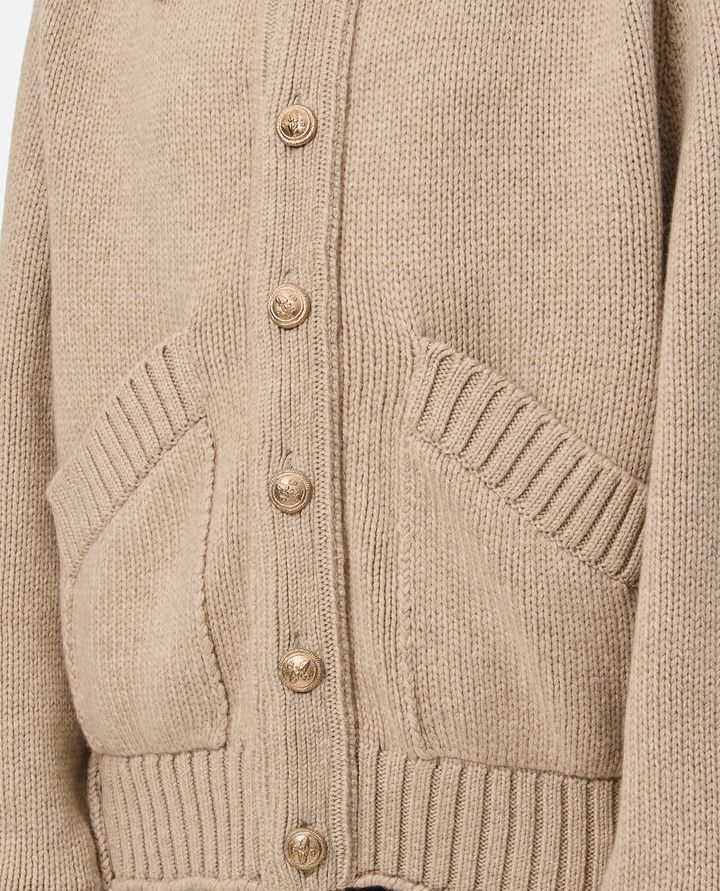 Barrie - CASHMERE COLLAR CARDIGAN_4