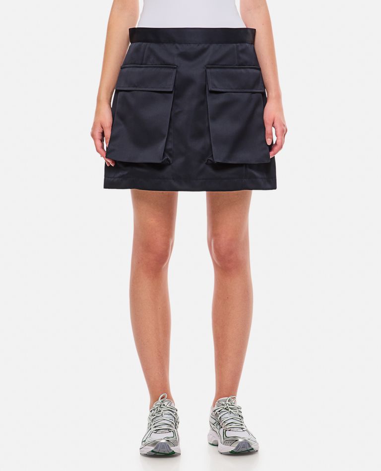 Shop Plan C Cargo Mini Skirt In Black