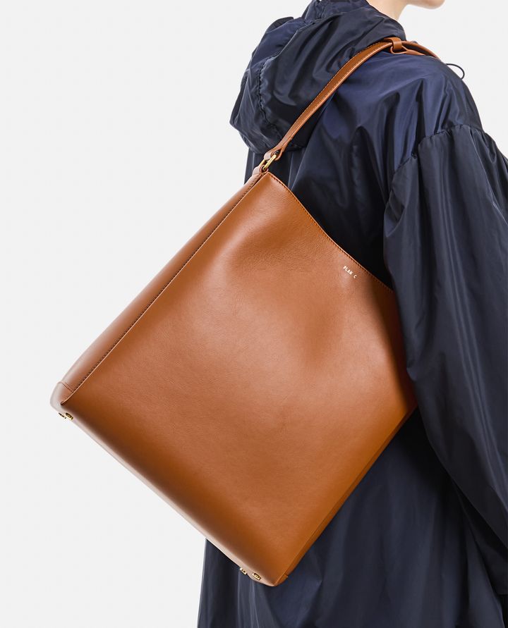 Plan C - SHOPPER LEATHER BAG_5