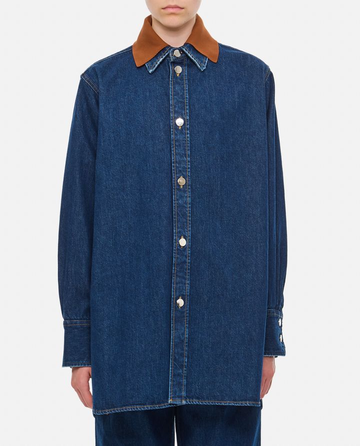 Plan C - LONG SLEEVE DENIM SHIRT_1