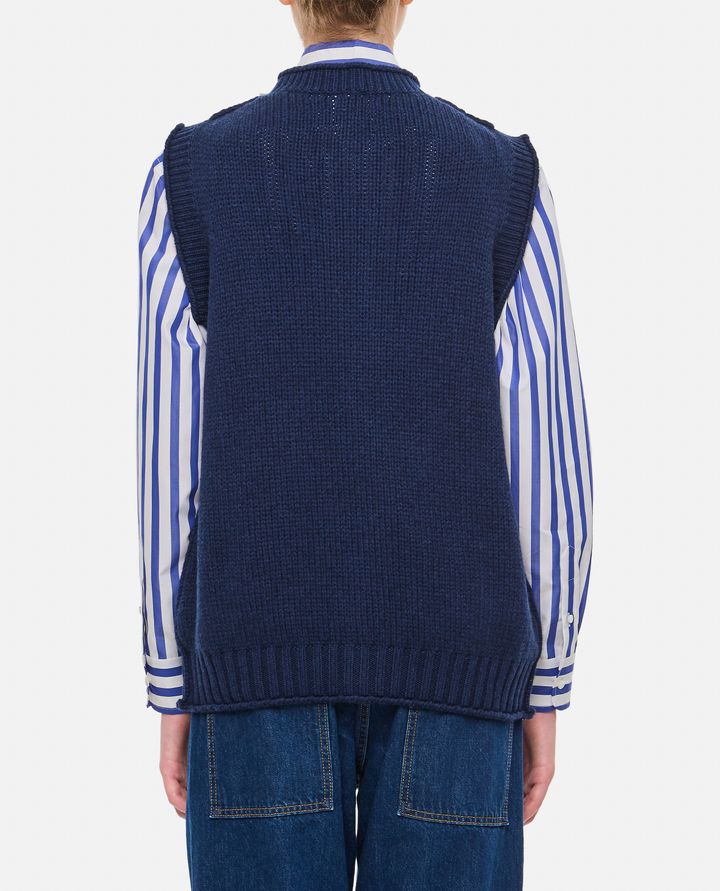 Barrie - CASHMERE CARDIGAN VEST_3