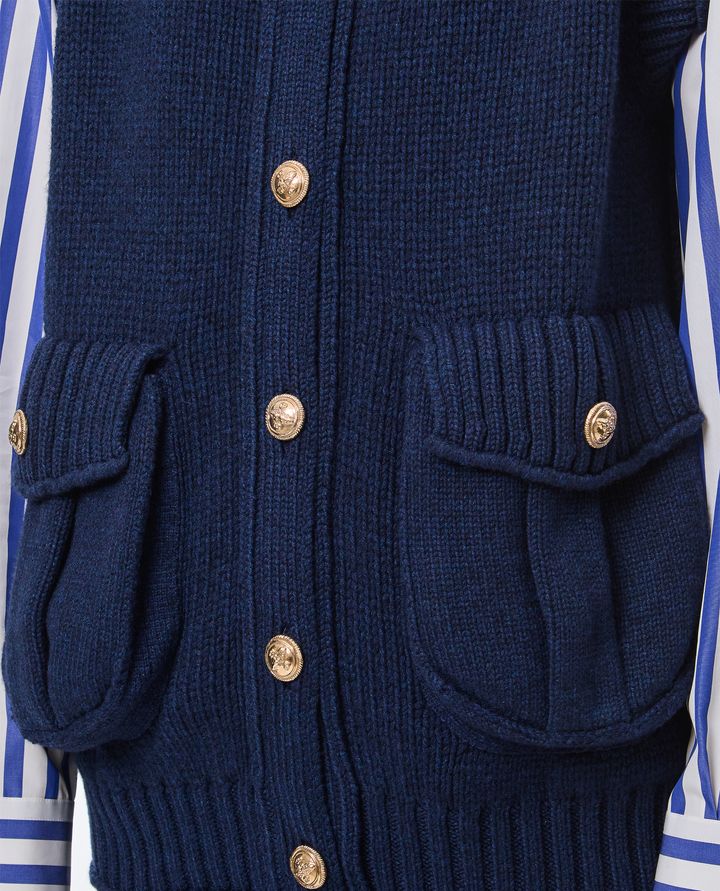 Barrie - GILET CARDIGAN IN CASHMERE_4