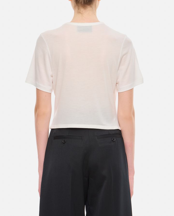 Simone Rocha - EASY T-SHIRT W/ BOW TAILS_6