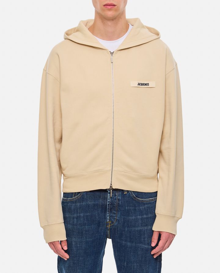 Jacquemus - ZIPPED COTTON SWEATSHIRT_1