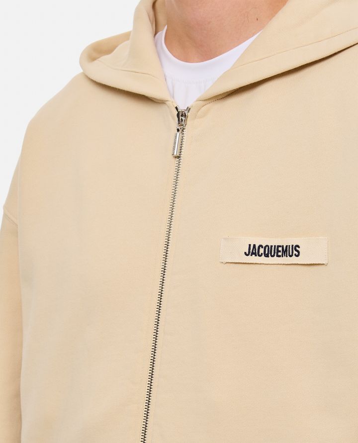 Jacquemus - ZIPPED COTTON SWEATSHIRT_4