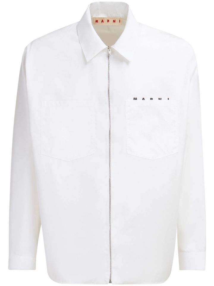 Marni - CAMICIA FULL ZIP IN COTONE_5