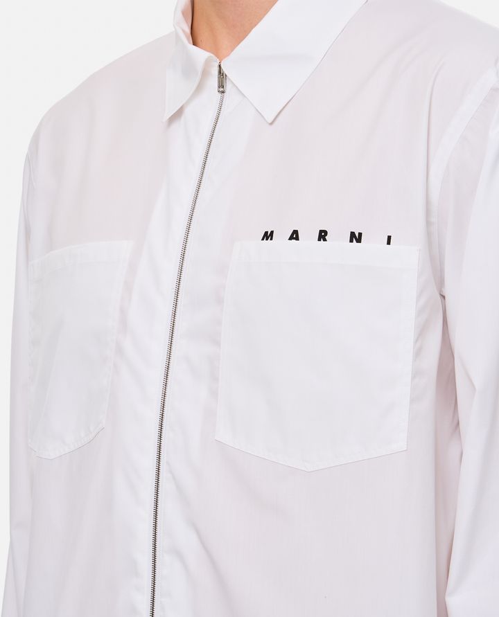 Marni - COTTON FULL ZIP SHIRT_4