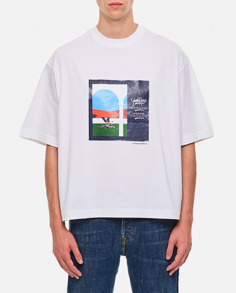 【Jacquemus】コルト オーバーサイズ コットンTシャツ Jacquemus Le Corto T-shirt | Yellow | FARFETCH