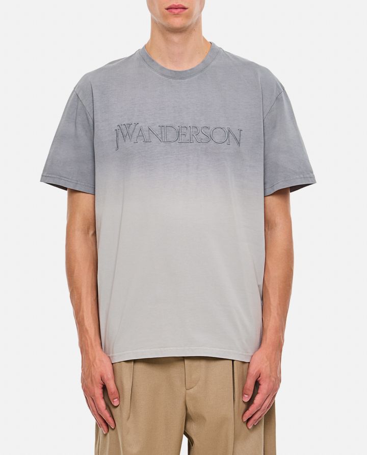 JW Anderson - LOGO EMBROIDERY GRADIENT T-SHIRT_1