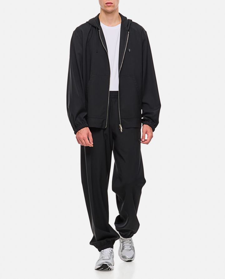 Givenchy - ZIPPED WOOL HOODIE_2