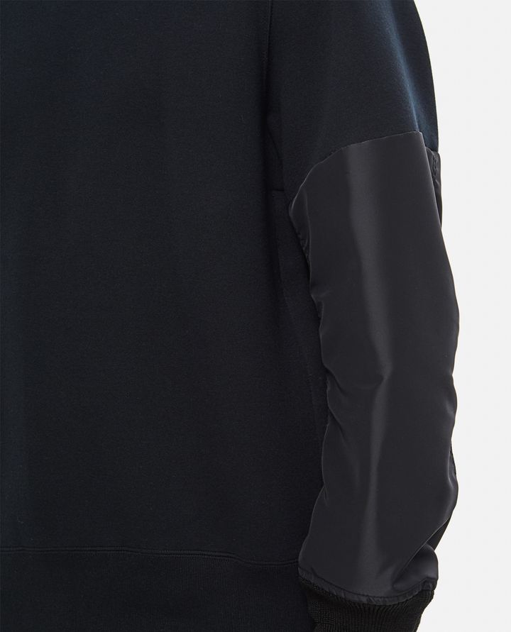 Sacai - TWILL X SPONGE SWEAT PULLOVER_4