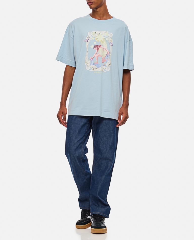 Shop Givenchy Standard T-shirt In Sky Blue