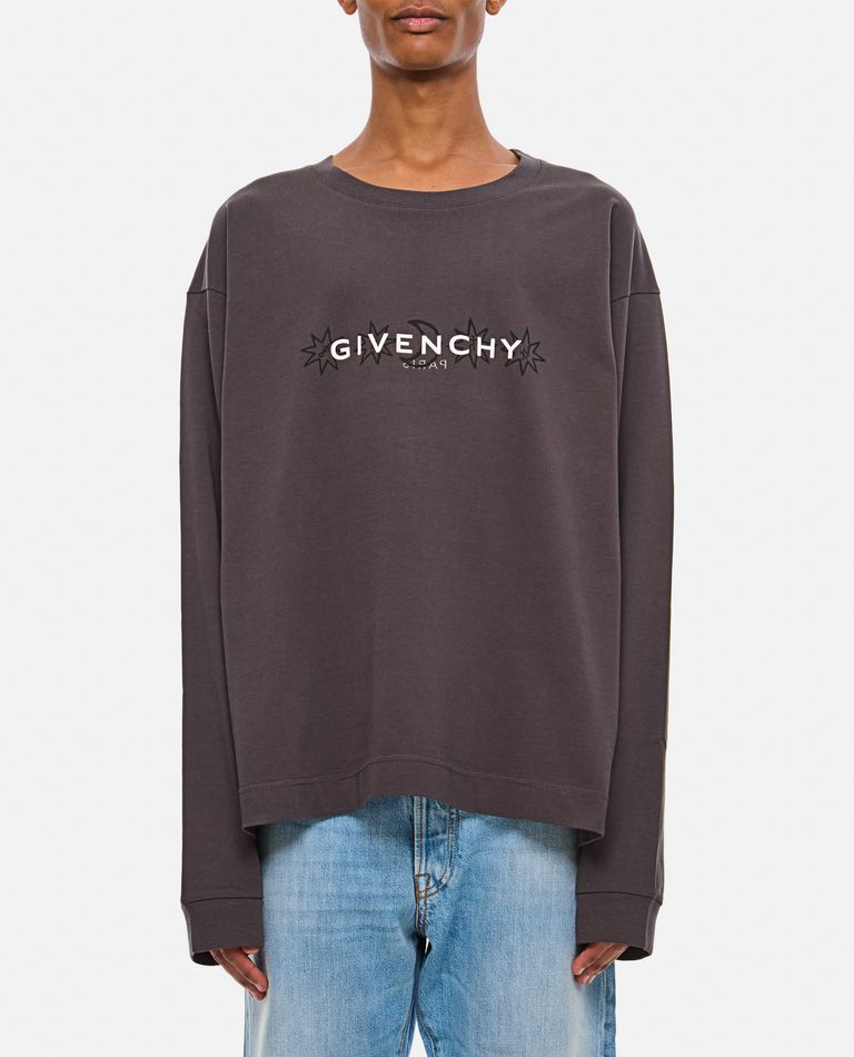 Shop Givenchy Cotton T-shirt In Black