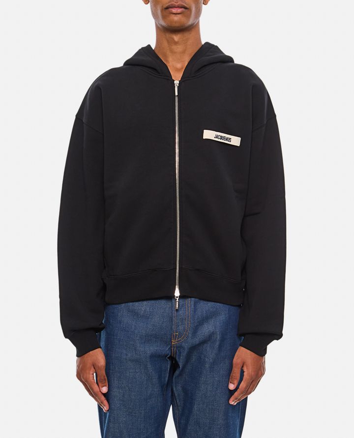 Jacquemus - ZIPPED COTTON SWEATSHIRT_1