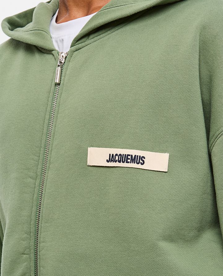 Jacquemus - ZIPPED COTTON SWEATSHIRT_4