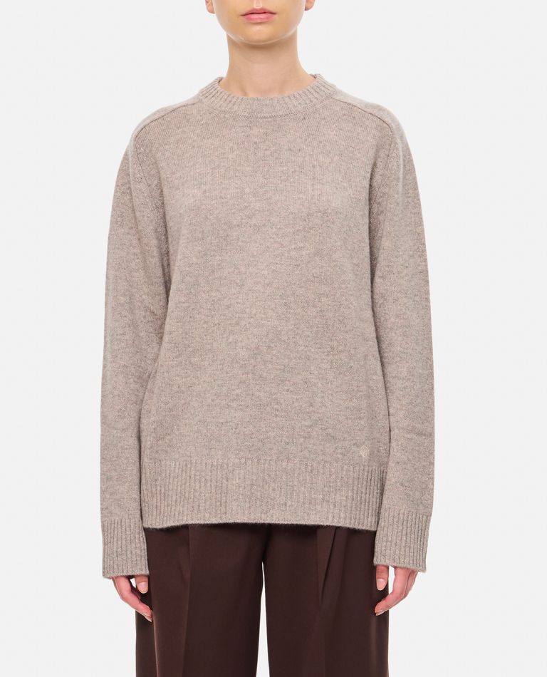 Shop Loulou Studio Baltra Cashmere Sweater In Beige