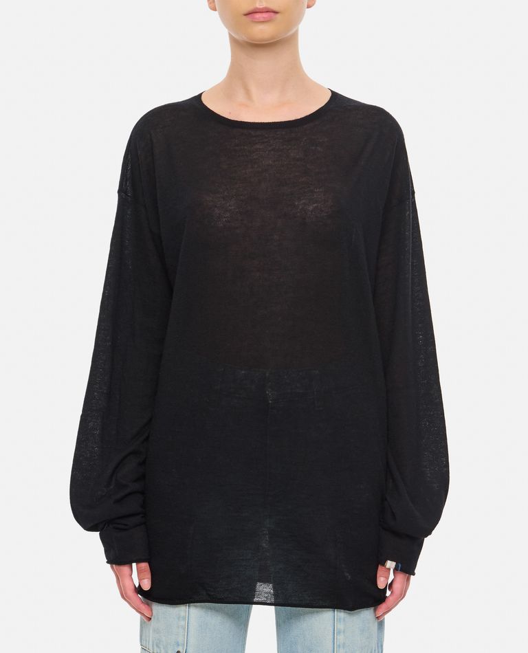 EXTREME CASHMERE X GEMINI CASHMERE ROUND NECK SWEATER 