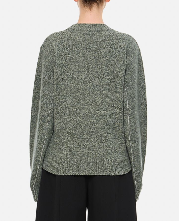 Rabanne - ROUND NECK WOOL AND CASHMERE PULLOVER_3