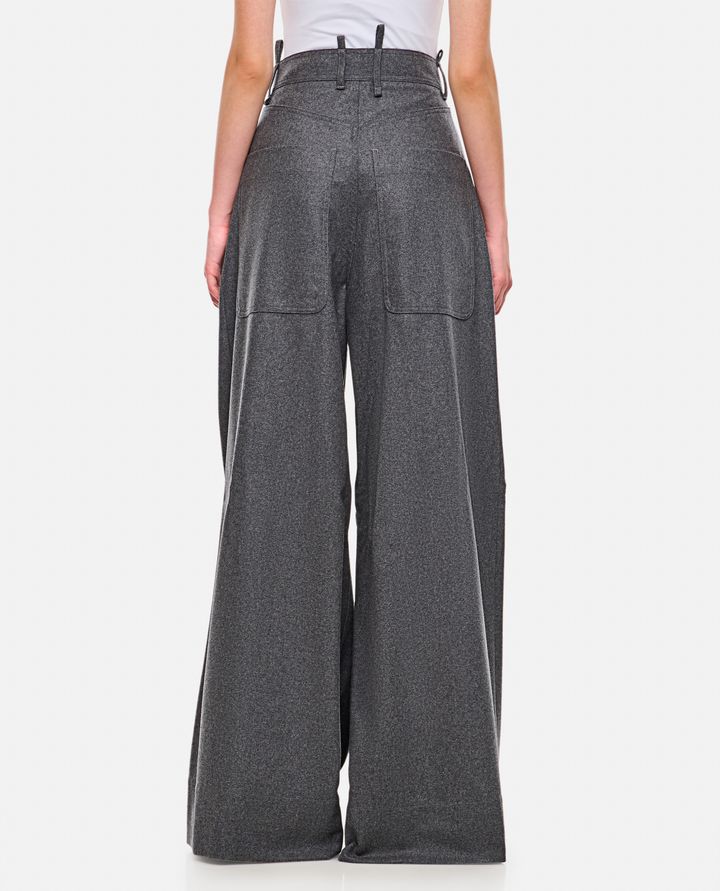 The Attico - WIDE LEG WOOL PANTS_3