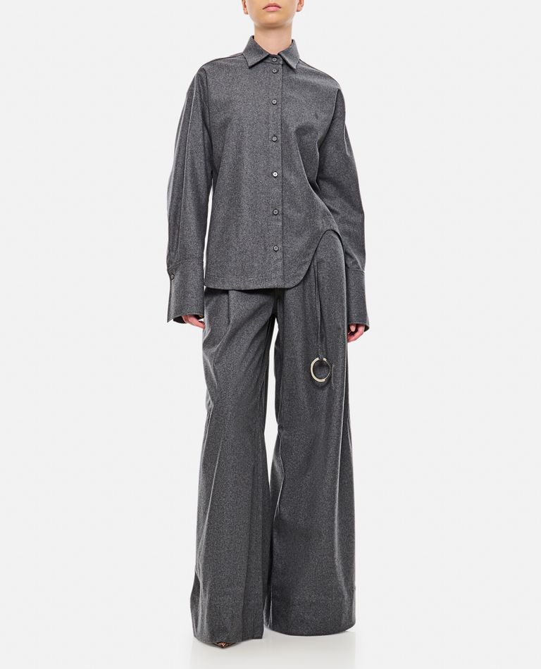 CTHY　TECHWOOL BAGGY SARROUEL SLACKS CTHY TECHWOOL BAGGY SARROUEL SLACKS
