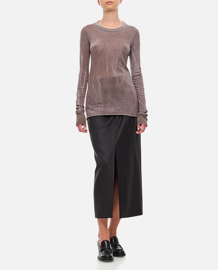 Alexander McQueen - WOOL MIDI SKIRT_2