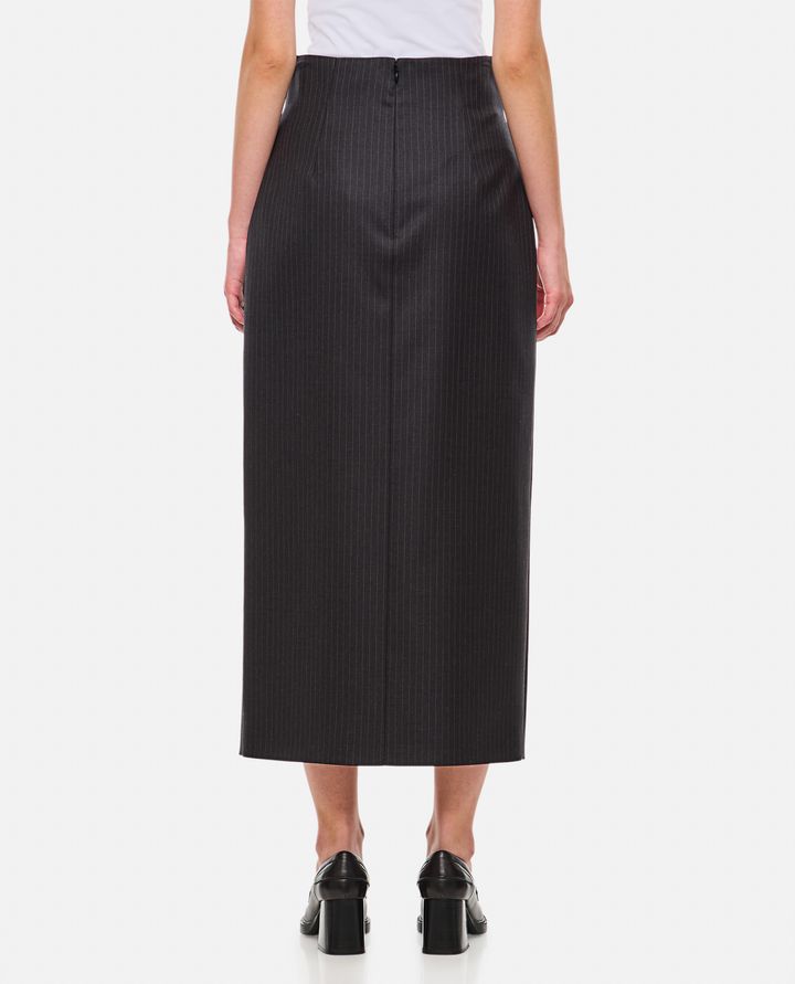 Alexander McQueen - WOOL MIDI SKIRT_3