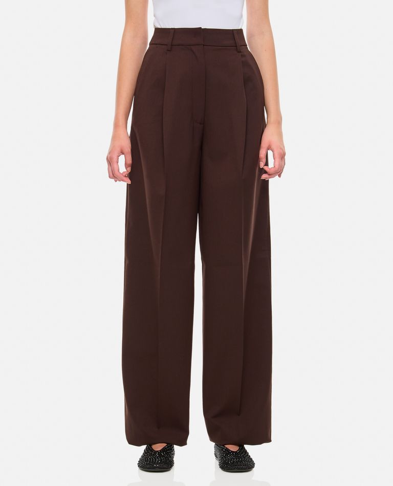 Shop Thelatest Axel  Pants In Brown