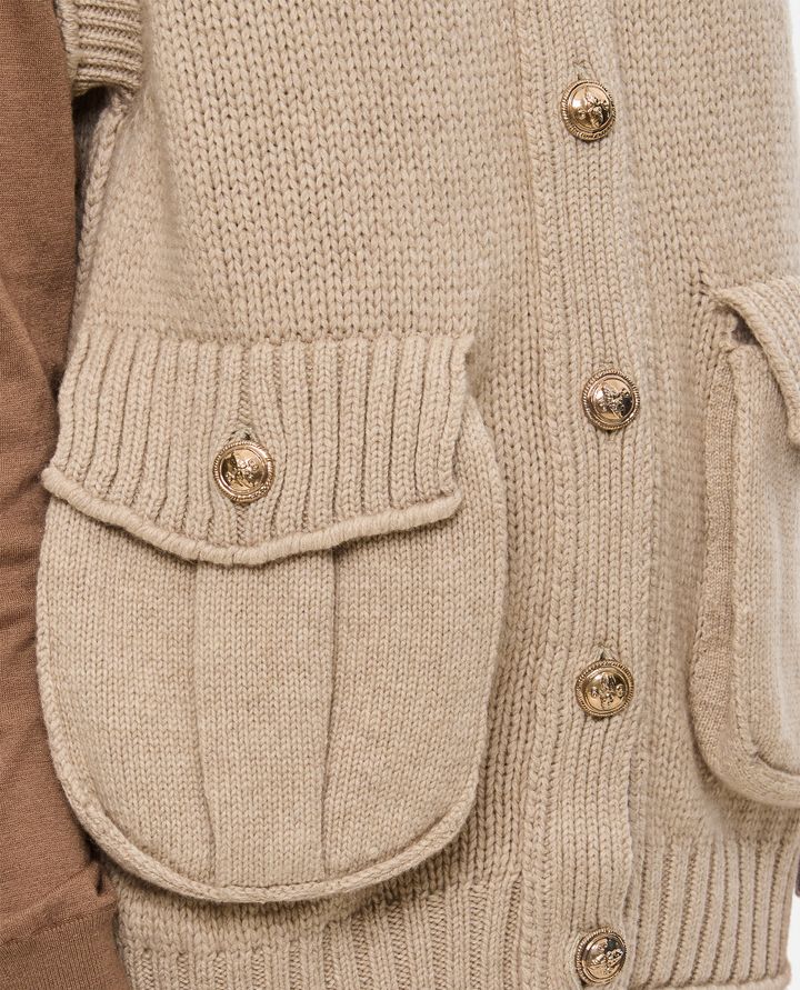 Barrie - CASHMERE CARDIGAN VEST_4