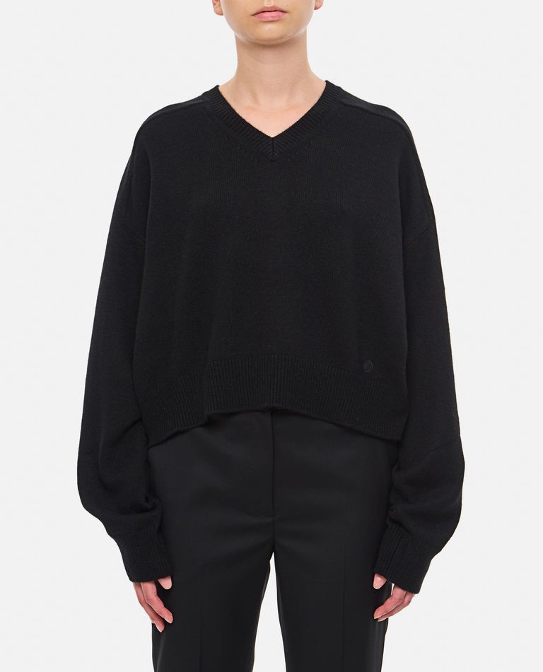 Shop Loulou Studio Anzor Cashmere Sweater In Black