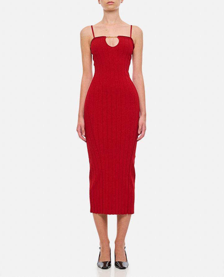 Jacquemus - LA ROBE SIERRA BRETELLES VISCOSE MIDI DRESS_1