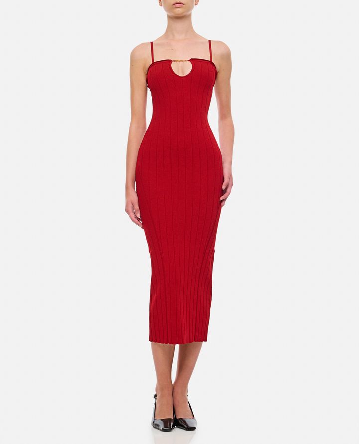 Jacquemus - LA ROBE SIERRA BRETELLES VISCOSE MIDI DRESS_2