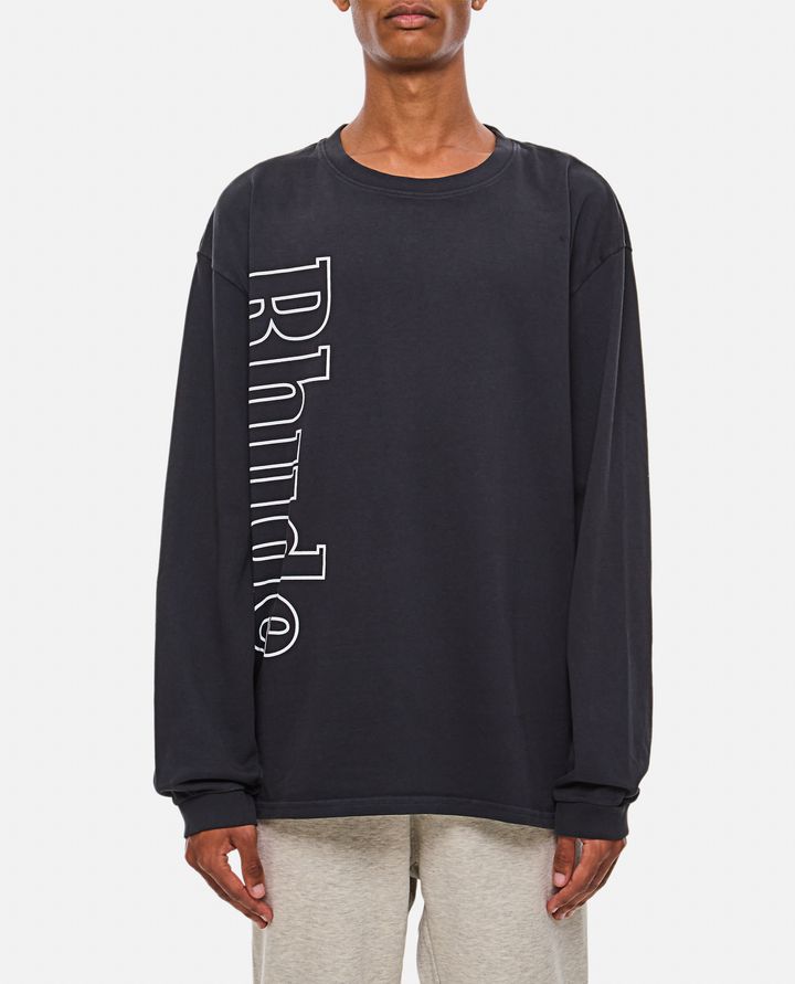 Biffi RHUDE SIDE LOGO MAGLIA A MANICHE LUNGHE