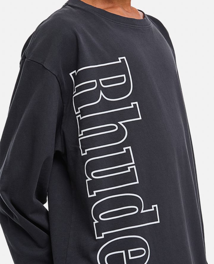 Rhude - RHUDE SIDE LOGO LS TEE_4