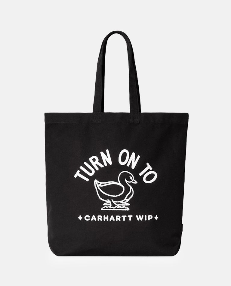 Shop Carhartt Tote Cotton Dearborn In Black