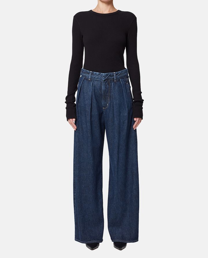 Biffi PETRA PLEATED DENIM