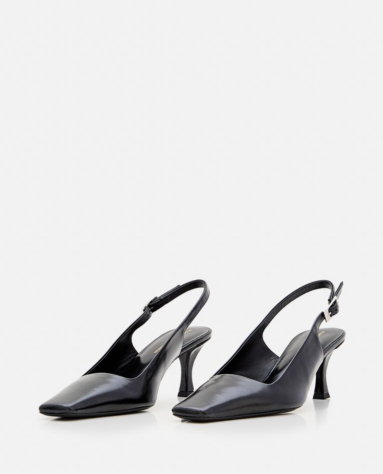 Shop Proenza Schouler Trap Slingback Pumps In Black