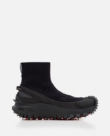Moncler - TRAILGRIP KNIT HIGH TOP SNEAKERS