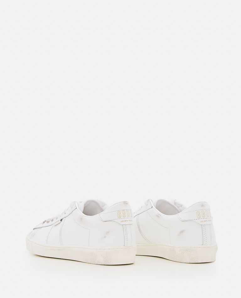 Shop Golden Goose Matchstar Shiny Leather Upper And Heel In White