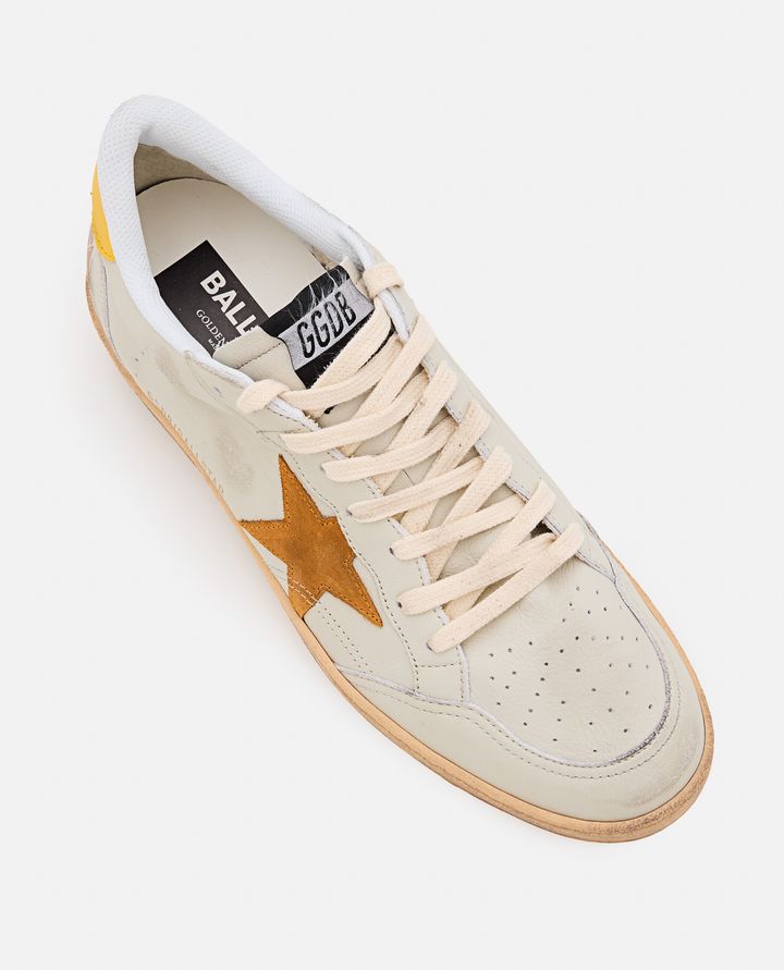 Golden Goose - BALL STAR LEATHER UPPER TOE HEEL AND SPUR SUEDE STAR SIGNATURE FOXING_4