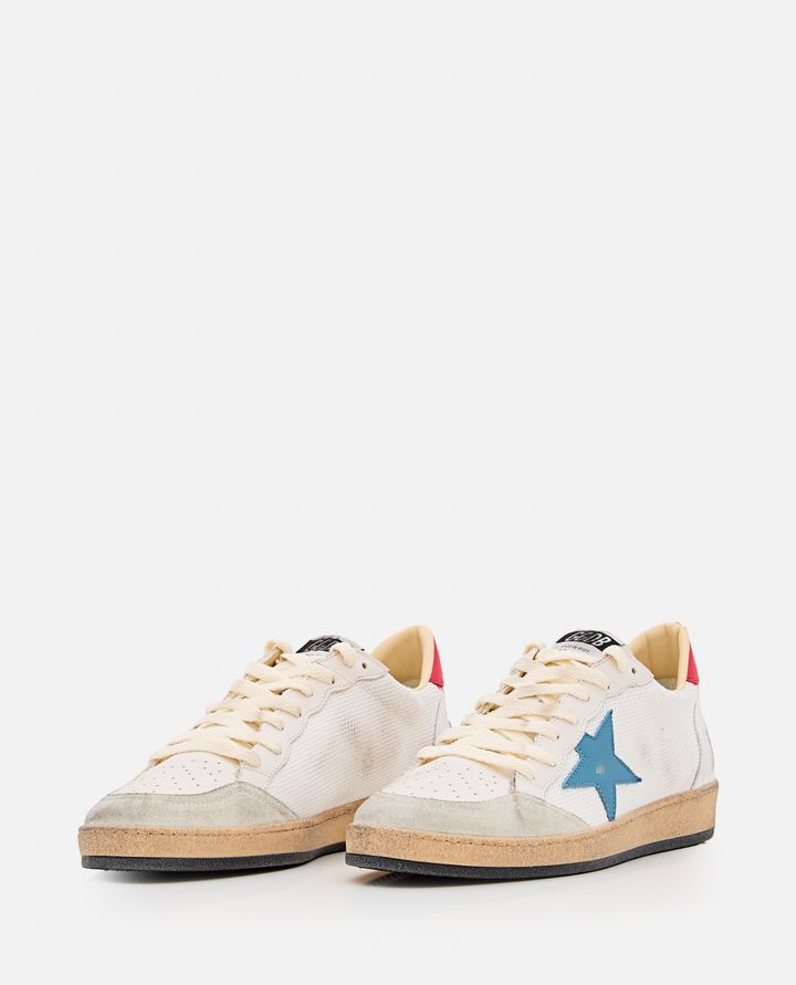 Golden Goose - BALLSTAR NET UPPER SUEDE TOE LEATHER STAR AND HEEL CRACK SPUR_2