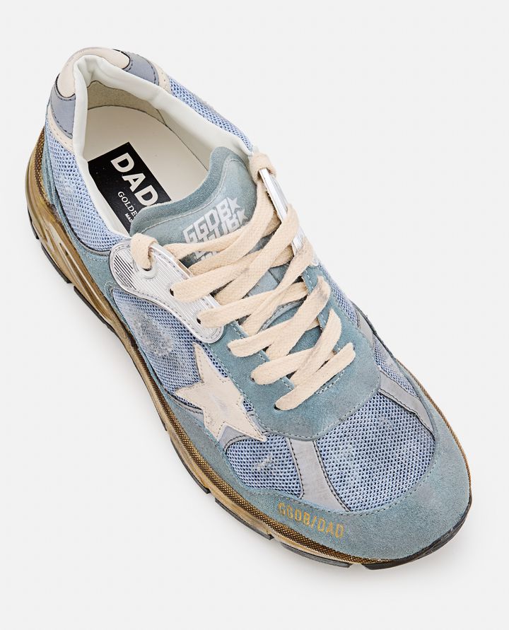 Golden Goose - RUNNING DAD SUEDE LEATHER SNEAKERS_4