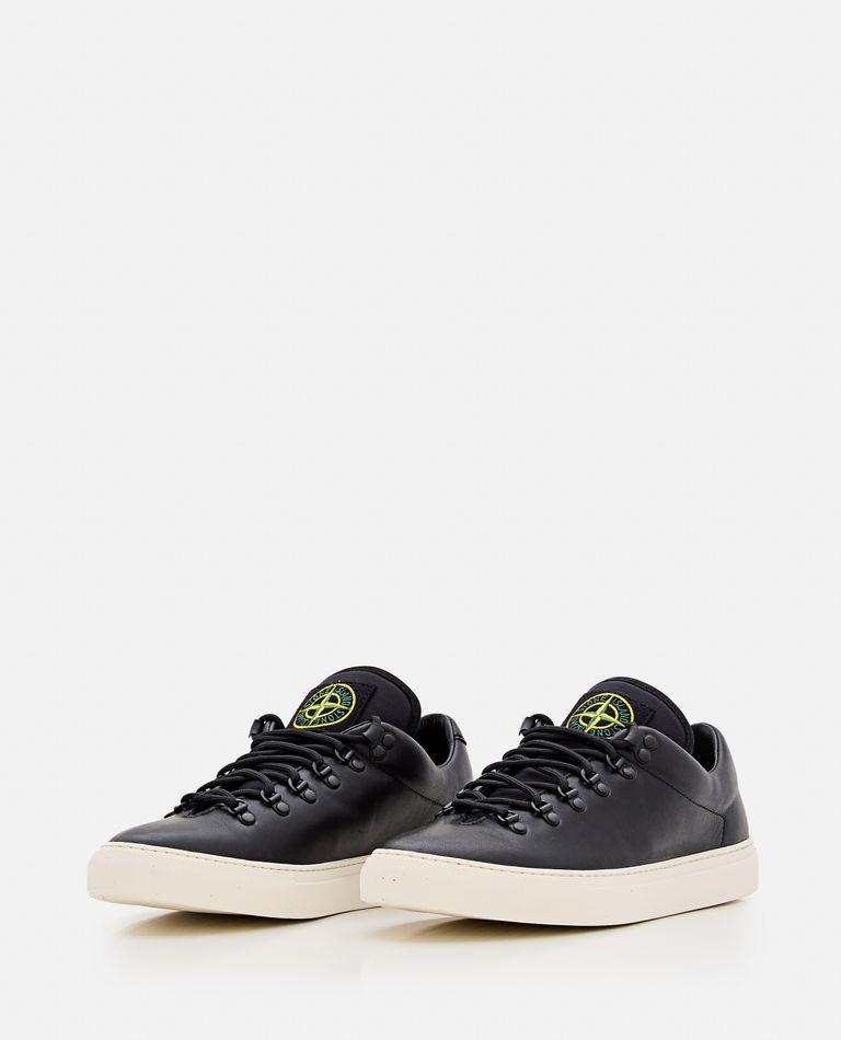 Shop Stone Island Sneakers In Black