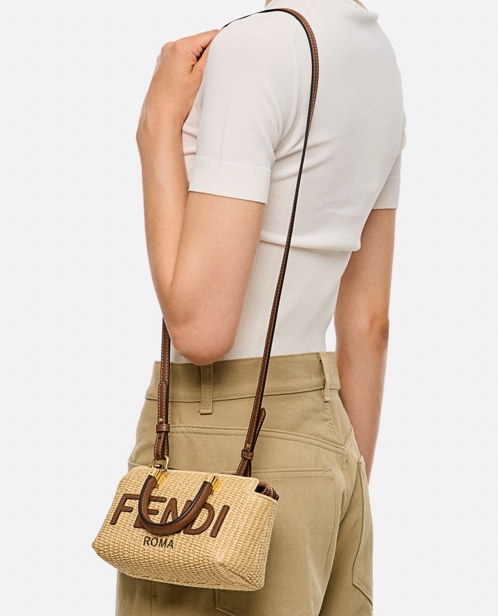 Fendi - MINI BY THE WAY STRAW HANDBAG_5