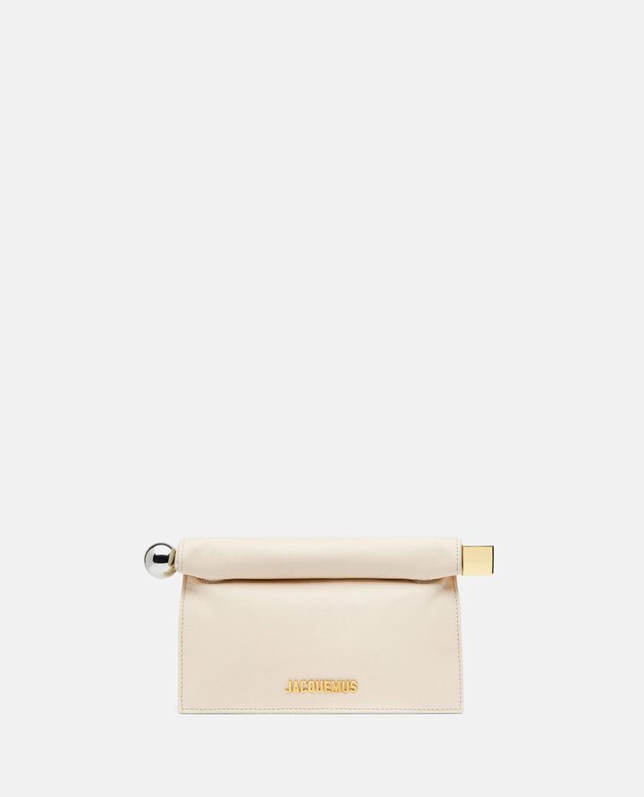 Jacquemus - LA PETITE POCHETTE ROND CARRE BORSA A MANO_1