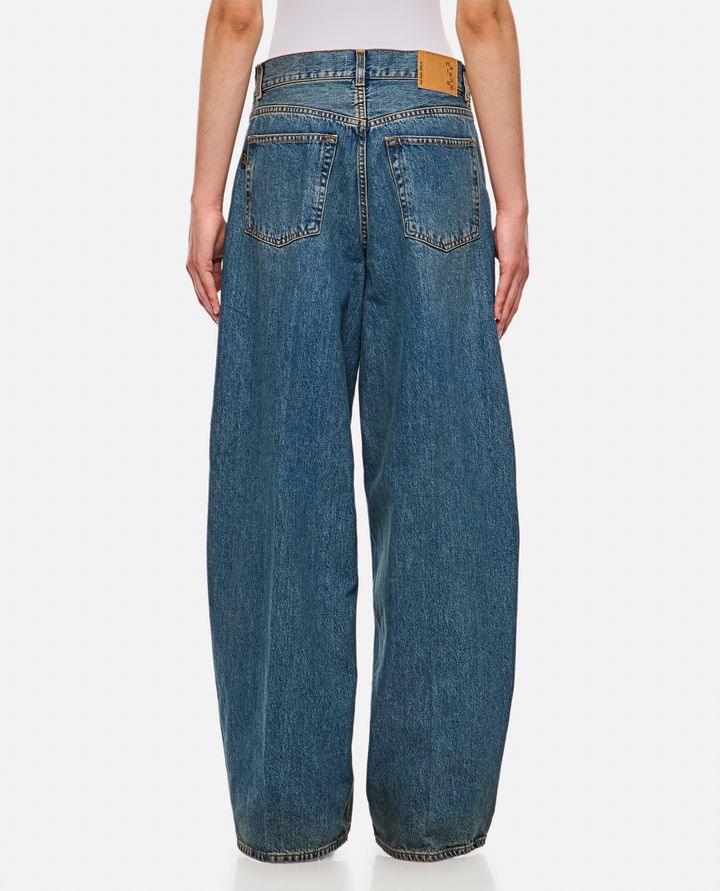 Haikure - BETHANY OIL BLUE DENIM PANTS_3