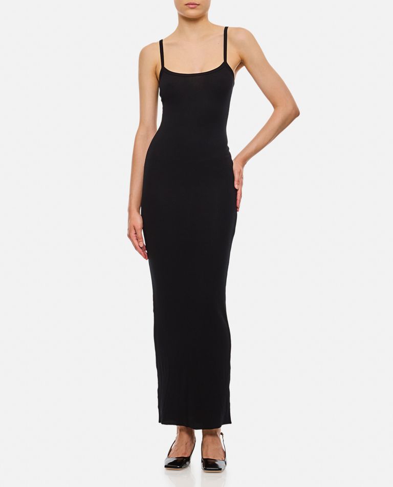 Shop Cotton Citizen The Verona Spaghetti Maxi Dress In Black