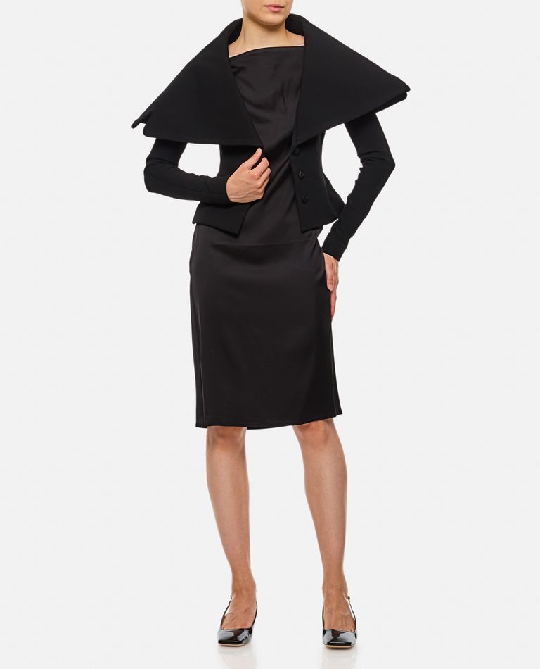 Shop Jacquemus La Veste Short Jacket In Black